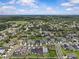 Wide aerial shot of home, community and neighborhood amenities and a playground at 10516 Tranquil Meadow Loop, Riverview, FL 33569
