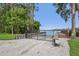 Gated community lake access provides residents with a waterfront recreation area and dock at 11632 Castine St, New Port Richey, FL 34654