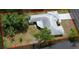 Overhead aerial view displaying property lines at 7337 Cone Shell Dr, Spring Hill, FL 34607
