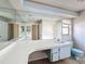 Bathroom with dual sinks and lots of counter space at 7337 Cone Shell Dr, Spring Hill, FL 34607