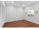 Bonus room with wood floors and built-in cabinets at 2731 Penzance St, Palm Harbor, FL 34684