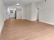Bright living room featuring hardwood floors and neutral paint for a modern look at 404 Courtney Dr, Temple Terrace, FL 33617