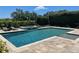 Stunning backyard pool and spa with lush landscaping, creating a private oasis for relaxation at 302 Coco Plum Ct, Oldsmar, FL 34677