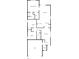 Detailed floorplan showing layout of bedrooms, bathrooms, kitchen, living room, and garage at 10956 Carlton Fields Dr, Riverview, FL 33579