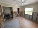 Bedroom shows view to ensuite bathroom, closet and ready for remodel at 16107 Gulf Blvd, Redington Beach, FL 33708