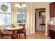 Breakfast nook boasts natural lighting and stylish accents at 2906 Country Breeze Dr, Plant City, FL 33567