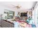 View of living room and a smooth transition into the other living area at 251 Tropic W Blvd, Largo, FL 33770