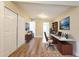 Bonus room features hardwood floors and can be used as an office at 1020 58Th N Ave, St Petersburg, FL 33703
