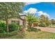 Well-maintained home boasting lush landscaping, a brick paver driveway, and mature trees, offering a welcoming and serene atmosphere at 12784 Burns Dr, Odessa, FL 33556