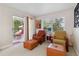 Cozy sitting area featuring comfortable chairs and natural light at 4549 Tippecanoe Trl # 20, Sarasota, FL 34233