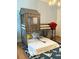 Charming bedroom featuring a fun custom-built bunk bed with a cute, house-like structure at 4309 W Beachway Dr, Tampa, FL 33609