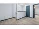 Hallway with wood-look floors and modern trim details at 11239 Cedar Hollow Ln, Tampa, FL 33618
