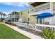 Charming multi-level property with inviting patio spaces, perfect for enjoying the outdoors at 265 Seahorse Se Dr # B, St Petersburg, FL 33705