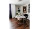 Stylish home office featuring a marble desk, gold accents, and elegant decor at 9221 Mountain Magnolia Dr, Riverview, FL 33578