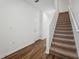 Hallway and staircase with carpet steps at 6158 Daerr Ridge St, Zephyrhills, FL 33542