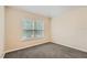 Bedroom featuring plush carpeting and a window providing plenty of natural light at 26622 Castleview Way, Wesley Chapel, FL 33544