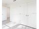 The bedroom has stylish flooring, two closets, and neutral wall paint at 3124 N Chamberlain Blvd, North Port, FL 34286