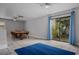 Open floor plan with tile, a dining table, and large windows at 5641 Ashley Oaks Dr # 39, Tampa, FL 33617
