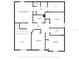 Upstairs floor plan showing primary bedroom with bath, walk in closet, 3 other bedrooms, an office and a laundry room at 8506 Hunters Fork Loop, Ruskin, FL 33573