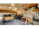 Interior view of the garage showcasing ample space for multiple vehicles and storage at 6020 Illinois Ave, New Port Richey, FL 34653