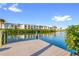 Picturesque waterfront view from a wooden dock on a sunny day at 328 6Th Ave, Indian Rocks Beach, FL 33785