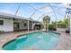 A beautiful screened in pool at 2421 Valkaria Ave, North Port, FL 34286