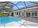 Inviting screened-in pool area with ample patio space perfect for outdoor relaxation and entertaining at 11018 Pine Lilly Pl, Lakewood Ranch, FL 34202