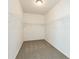 Walk-in closet with wire shelving, carpeted floor, and a ceiling light at 32717 Coldwater Creek Loop, Wesley Chapel, FL 33545