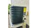 Energy-efficient AC unit with a visible energy guide sticker, ensuring efficient home climate control and savings at 7310 Sunshine Skyway S Ln # 116, St Petersburg, FL 33711
