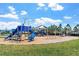 Community playground with slides and swings, perfect for children to play and explore at 2913 Suncoast Plains Dr, Odessa, FL 33556