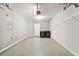 This oversized garage features epoxy floors and includes a laundry area at 4239 Brentwood Park Cir, Tampa, FL 33624