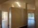 Open living space with access to backyard and adjacent to a hallway, offering versatile layout options at 4706 Dragon Tail Ct, Valrico, FL 33594