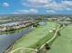 Scenic aerial view of the golf course community at 5531 Arnie Loop, Bradenton, FL 34211