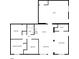 Detailed floorplan of the home showing the layout of rooms at 5001 S 88Th St, Tampa, FL 33619