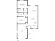 Floor plan featuring the layout of the home with bedrooms, bathrooms, living spaces, and garage at 12800 Kellywood Cir, Hudson, FL 34669