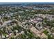 This aerial showcases the town's proximity to water, buildings, greenery, and nearby communities at 226 N Grosse Ave, Tarpon Springs, FL 34689