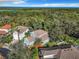 Breathtaking aerial view of charming homes surrounded by vibrant trees, complemented by blue waters and clear skies at 5009 Clover Mist Dr, Apollo Beach, FL 33572