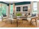 Cozy living room featuring neutral furniture, natural light, and stylish decor at 1079 Signet, Apollo Beach, FL 33572