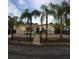Charming single-story home with mature palm trees and a fenced front yard at 3680 Whiting Se Dr, St Petersburg, FL 33705