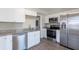 Modern kitchen with stainless steel appliances and granite countertops at 3850 11Th S Ave, St Petersburg, FL 33711