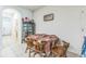 Inviting dining room with wooden table set, curio cabinet, and decorative accents at 819 Lucent Sands Ct, Brandon, FL 33511
