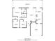 A floor plan showing the home's layout, including the primary bedroom, bathrooms, and living areas at 7814 34Th E Ct, Sarasota, FL 34243
