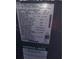 Close up of Carrier brand outside HVAC unit specifications and data at 6640 121St Ave # 1, Largo, FL 33773