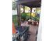 Outdoor patio with gazebo, potted plants and a leafy garden, creating a relaxing space at 6640 121St Ave # 1, Largo, FL 33773