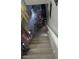 Carpeted stairs leading downstairs at 6640 121St Ave # 1, Largo, FL 33773