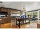 Well-equipped kitchen featuring a large refrigerator, center island, and ample counter space at 8407 Interbay Blvd, Tampa, FL 33616