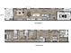 Detailed first and second floor plan showcasing the layout and dimensions of the home at 1409 S Moody Ave # 1, Tampa, FL 33629