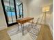 Stylish home office featuring a sleek desk, modern chair, and natural light at 1409 S Moody Ave # 1, Tampa, FL 33629