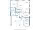 Detailed floor plan showcasing the layout, dimensions, and spatial arrangement of the residence at 13084 Rinella St, Venice, FL 34293