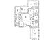 Detailed blueprint showcasing an efficient single-Gathering home layout, including a Primary suite, kitchen, and living spaces at 14215 Suwannee Lake Dr, Dade City, FL 33525
